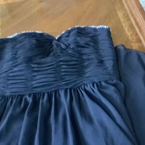 Mori Lee Black Long  Dress Size 8